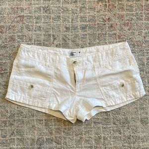 Linen Blend American Eagle Outfitters- White, Size 4. 2010
